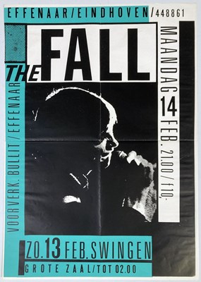 Lot 218 - THE FALL - A 1983 CONCERT POSTER.