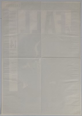 Lot 218 - THE FALL - A 1983 CONCERT POSTER.