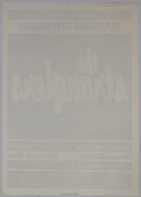 Lot 222 - THE STRANGLERS - 1983 CONCERT POSTER.