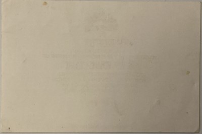 Lot 426 - LED ZEPPELIN SONG REMAINS THE SAME PREMIERE INVITATION