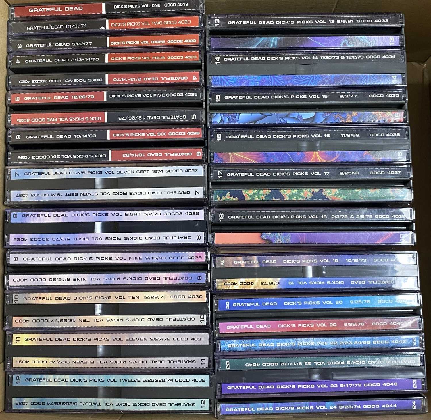Lot 922 - GRATEFUL DEAD - DICK PICK'S VOLUMES 1 - 24 - CD COLLECTION