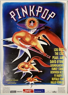 Lot 237 - PINKPOP - ORIGINAL DUTCH FESTIVAL POSTERS - 1983 / 1992.