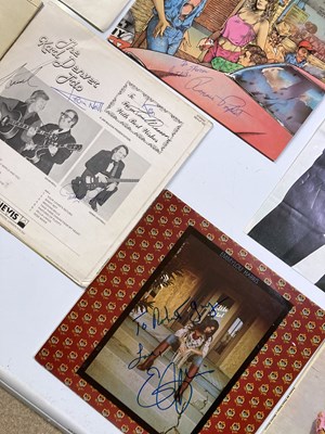 Lot 295 - SIGNED LPS AND POSTERS - POP / ROCK STARS OF THE 1970S.