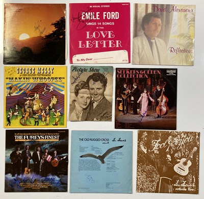 Lot 295 - SIGNED LPS AND POSTERS - POP / ROCK STARS OF THE 1970S.