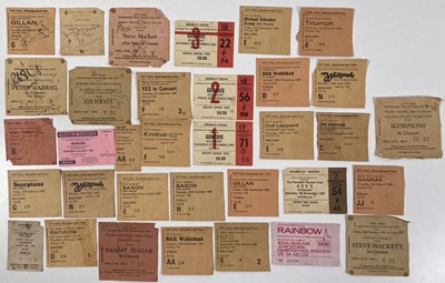 Lot 137 - 1970S CONCERT TICKET COLLECTION - SOME SIGNED.