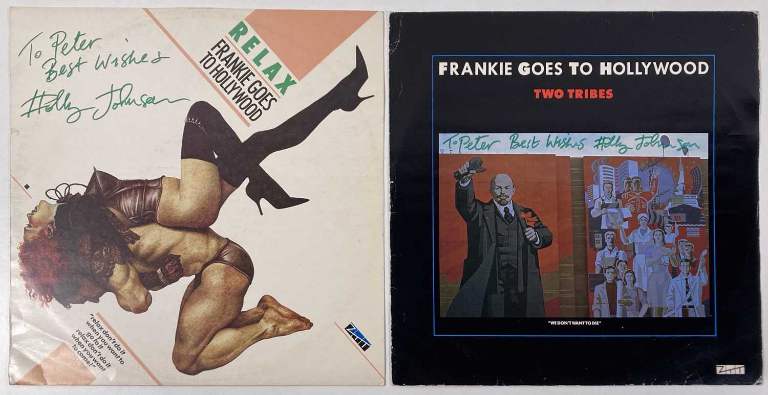 Lot 304 - FRANKIE GOES TO HOLLYWOOD - SIGNED 12" SINGLES.