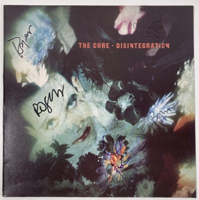 Lot 307 - THE CURE - A SIGNED COPY OF DISINTEGRATION.