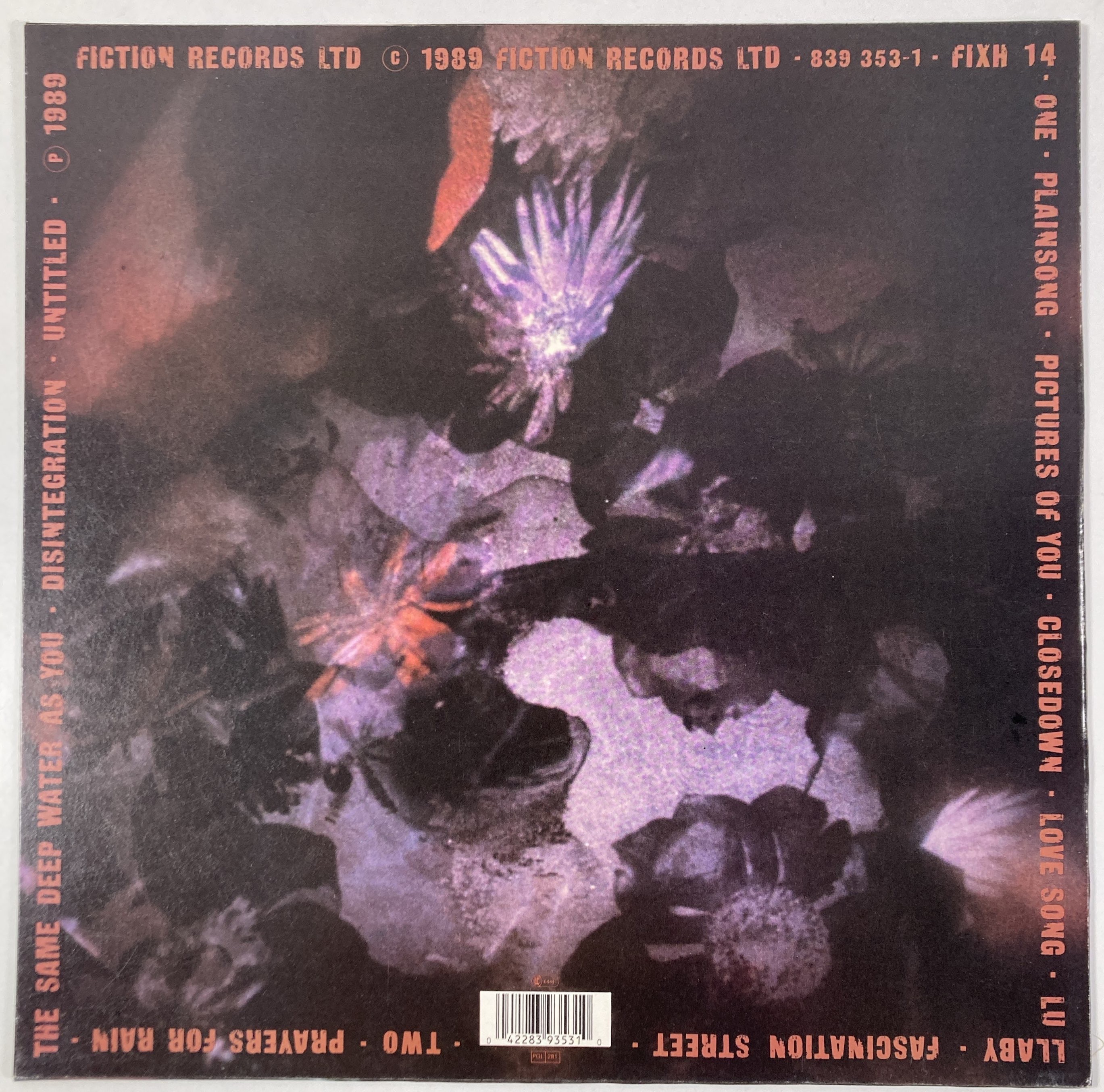 【新品未開封】【レコード】The Cure Disintegration The Cure – Disintegration – CD (Album), 1989 [r1515232