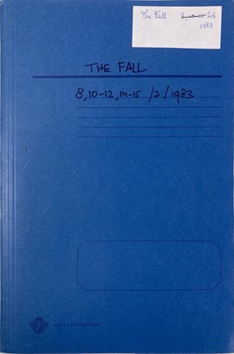 Lot 529 - CONTRACTS AND CONCERT BOOKING ARCHIVE - THE FALL, 1983/1984/