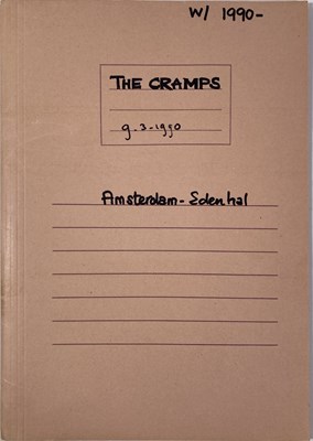 Lot 532 - CONTRACTS AND CONCERT BOOKING ARCHIVE - THE CRAMPS, 1986 - 1991.