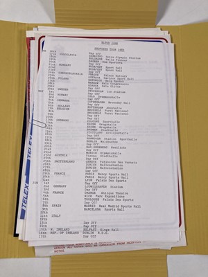 Lot 540 - CONTRACTS AND CONCERT BOOKING ARCHIVE - ELTON JOHN, 1983/1984.