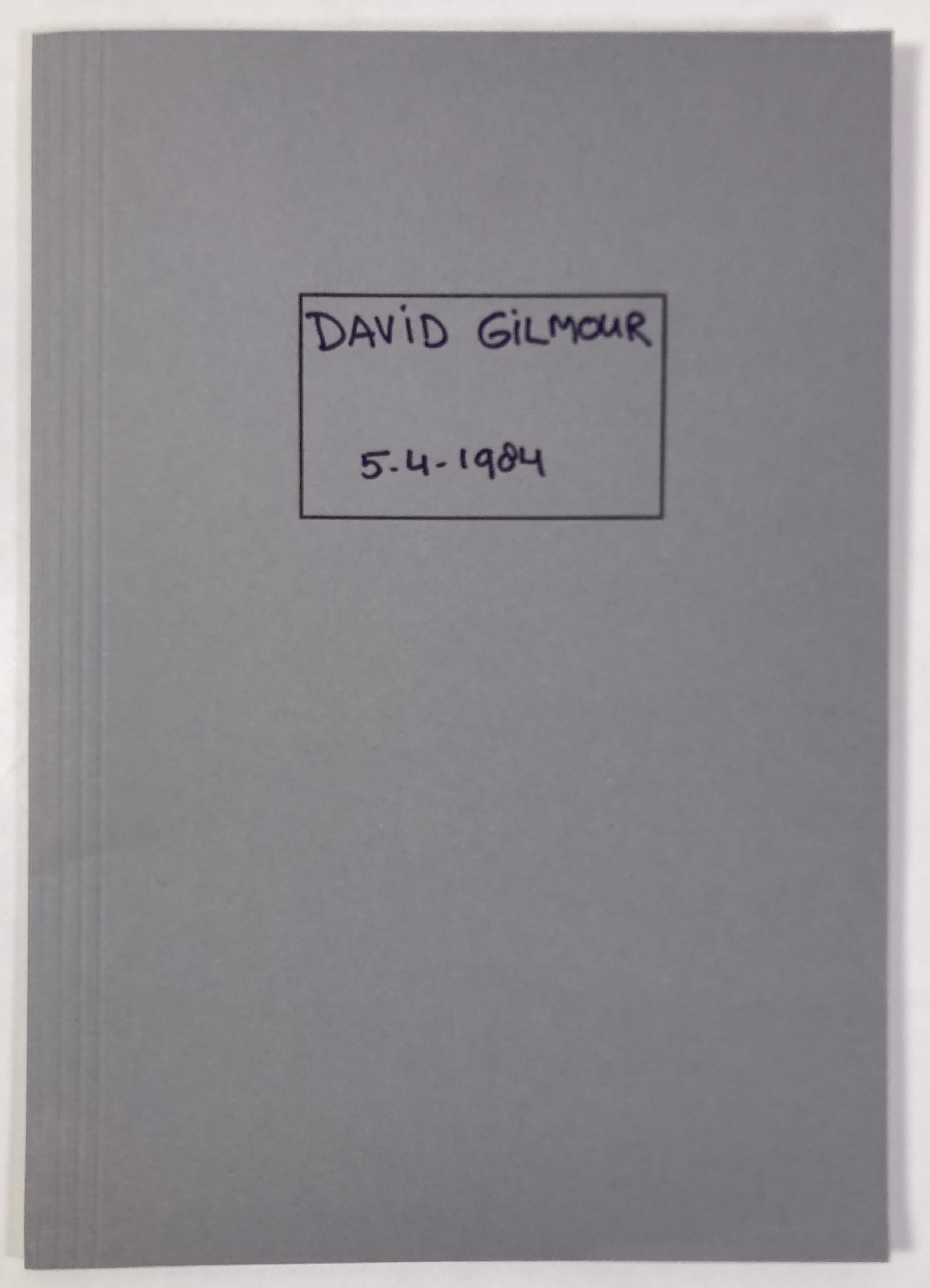 Lot 542 CONTRACTS AND CONCERT BOOKING ARCHIVE PINK