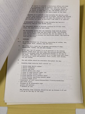 Lot 543 - CONTRACTS AND CONCERT BOOKING ARCHIVE - IRON MAIDEN, 1982-1986.