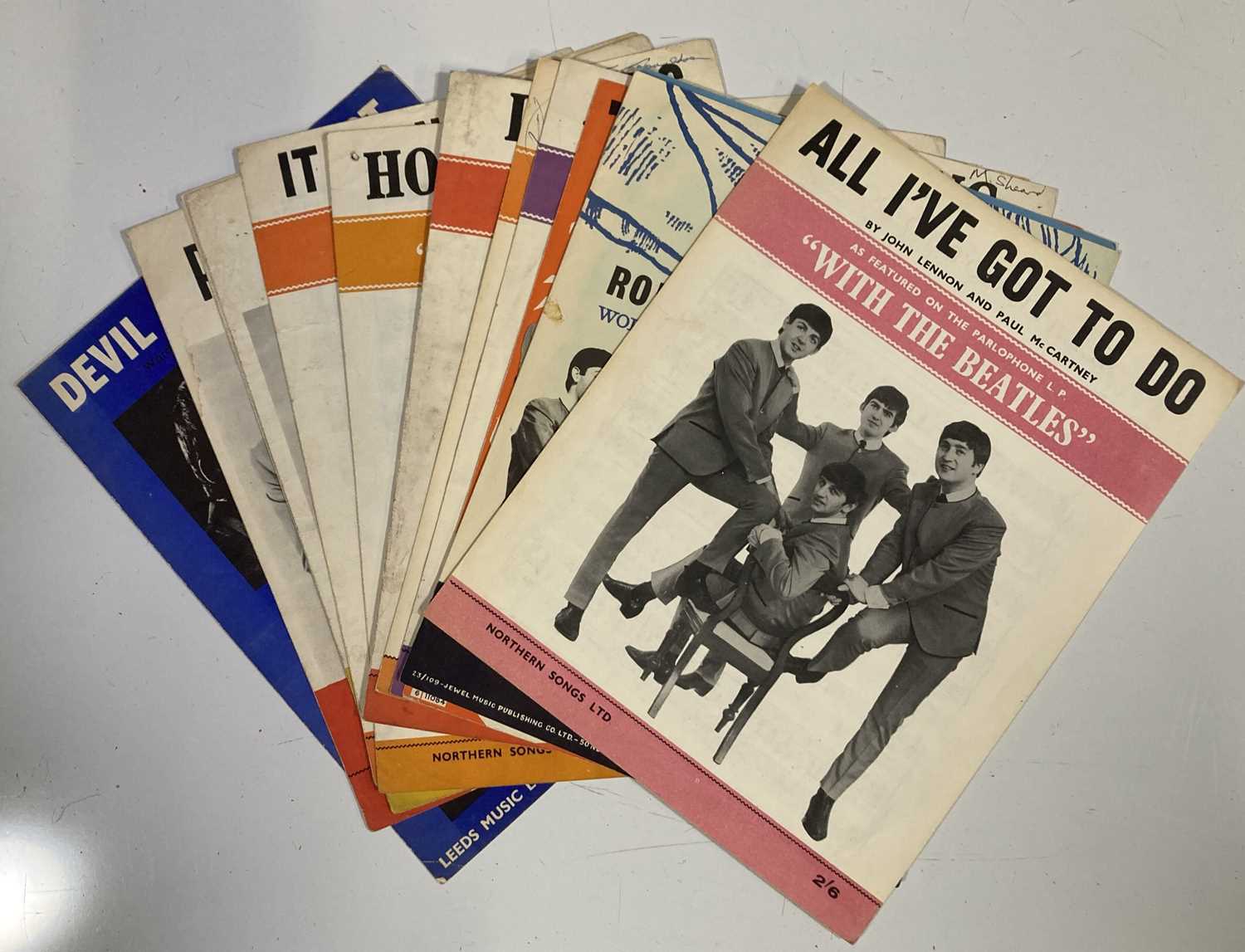 Lot 97 - THE BEATLES - SHEET MUSIC COLLECTION.