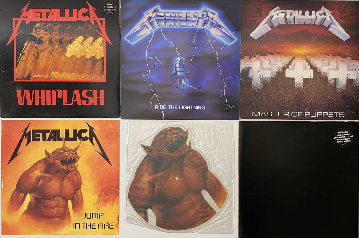 Lot 977 - METALLICA - LP/ 12" COLLECTION