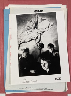 Lot 548 - CONTRACTS AND CONCERT BOOKING ARCHIVE - COCTEAU TWINS, 1983-1986.