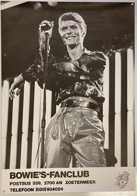 Lot 292 - DAVID BOWIE POSTERS INC FRENCH OUTSIDE TOUR