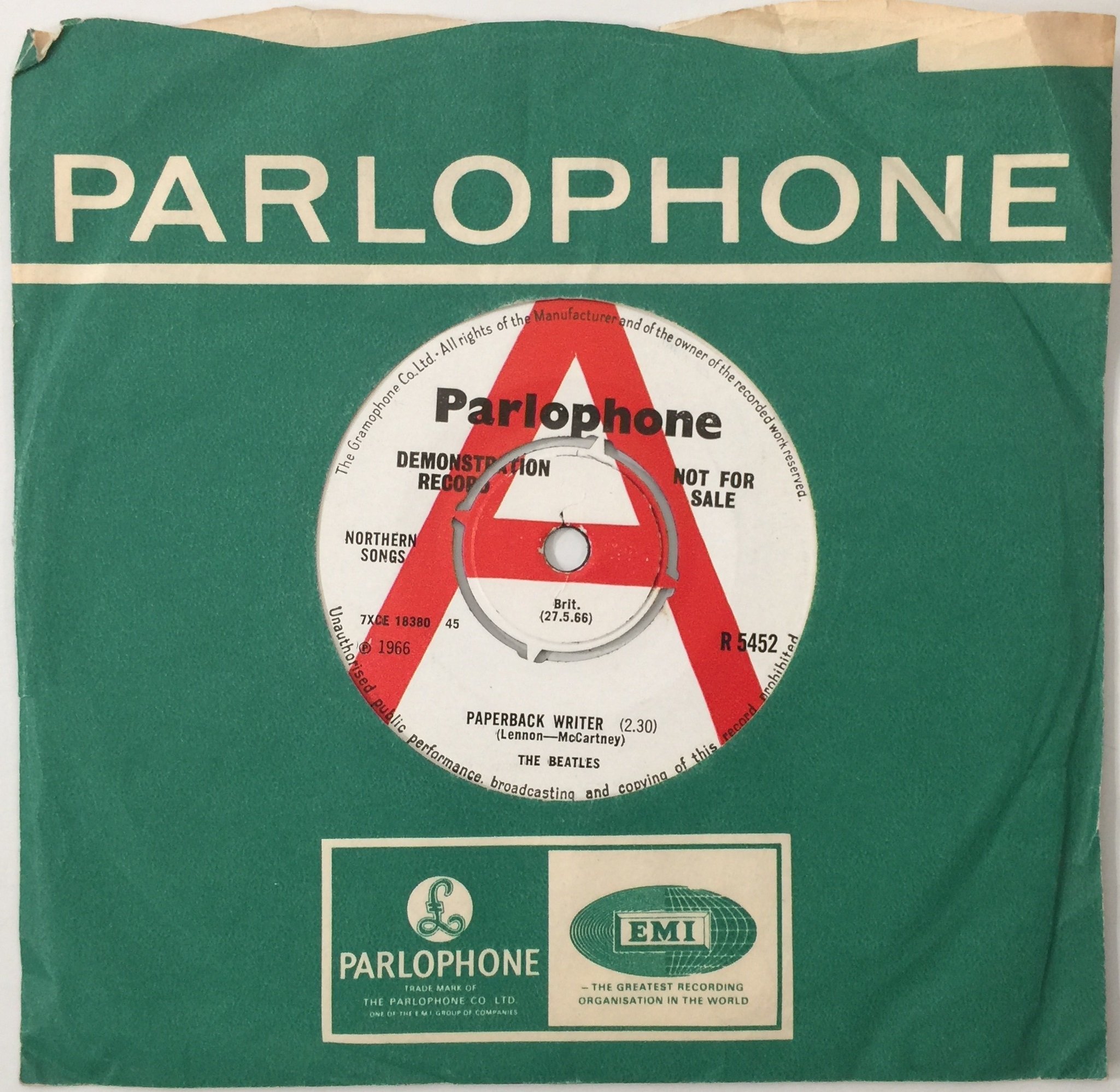 Lot 67 - THE BEATLES - PAPERBACK WRITER 7