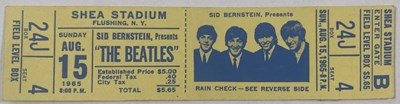 Lot 112 - THE BEATLES / GEORGE HARRISON - COMPLETE TICKET FOR THE CONCERT FOR BANGLADESH - 1971.