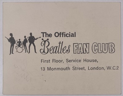 Lot 98 - THE BEATLES - SET OF SIGNATURES LIKELY BY NEIL ASPINALL.