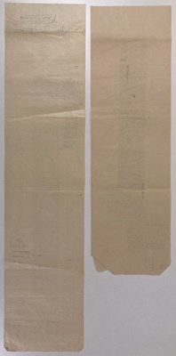 Lot 148 - THE BEATLES - AN INTERVIEW PROOF ANNOTATED AND SIGNED BY JOHN LENNON.