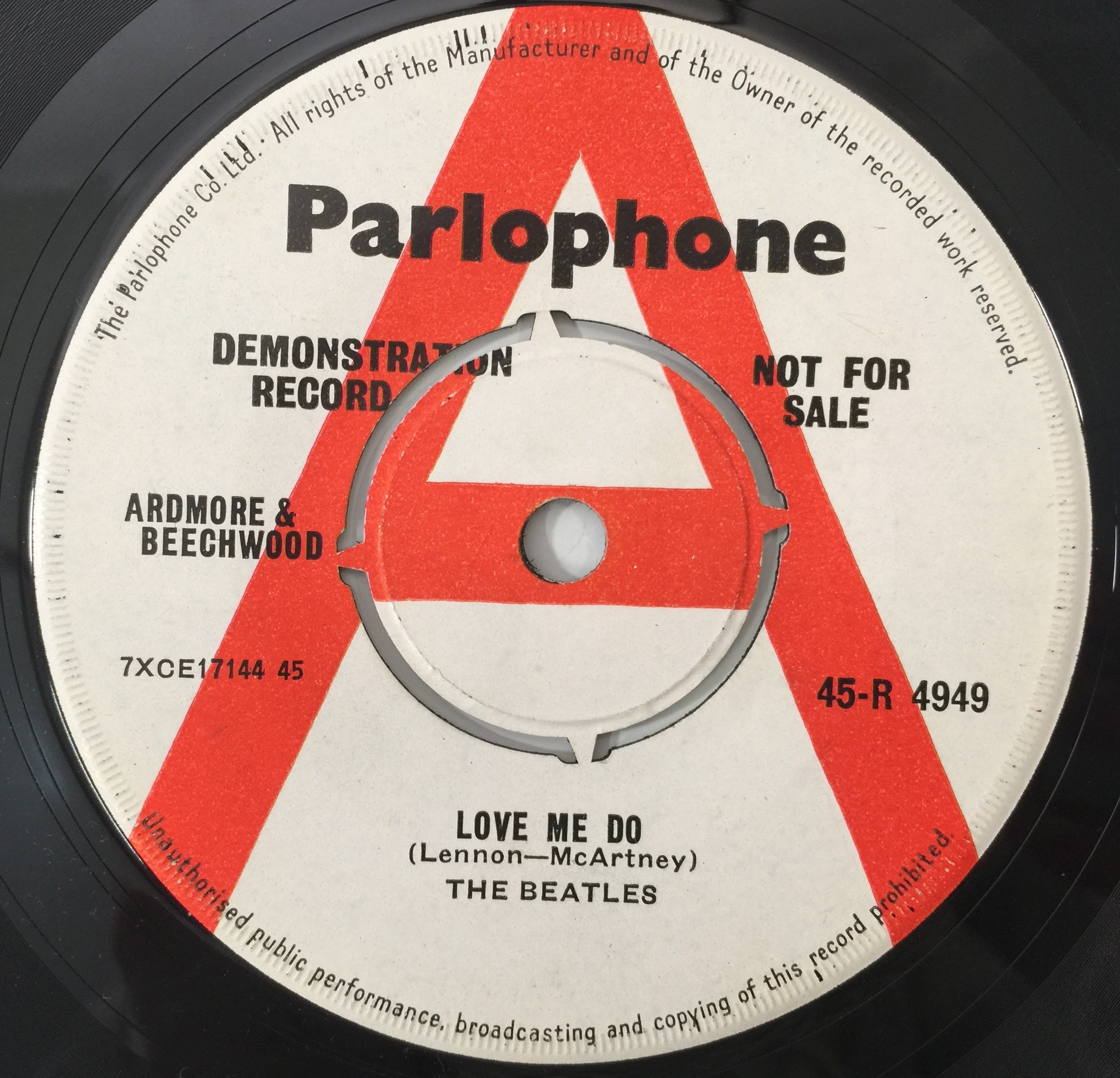 The Beatles Love Me Do - Magnete In Gomma Per Auto/Frigorifero, Ufficiale, Formato 8x6 Cm Circa - 2