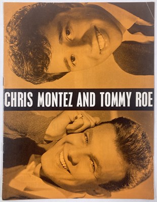 Lot 108 - THE BEATLES - ORIGINAL 1963 SPRING TOUR PROGRAMME - CHRIS MONTEZ / TOMMY ROE.