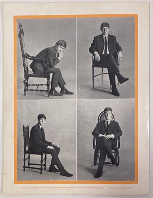 Lot 108 - THE BEATLES - ORIGINAL 1963 SPRING TOUR PROGRAMME - CHRIS MONTEZ / TOMMY ROE.