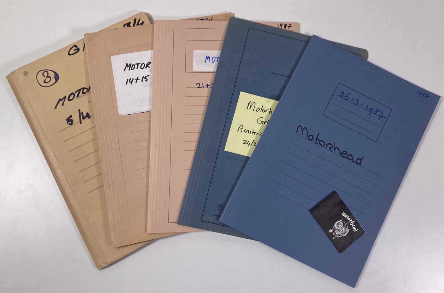 Lot 550 - CONTRACTS AND CONCERT BOOKING ARCHIVE