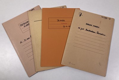 Lot 553 - CONTRACTS AND CONCERT BOOKING ARCHIVE - BLONDIE/DEBBIE HARRY, 1977-1991.