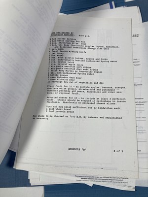 Lot 557 - CONTRACTS AND CONCERT BOOKING ARCHIVE - YES, 1984-1991.