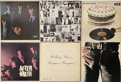 Lot 986 - ROLLING STONES - LPs & BOOK COLLECTION