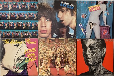 Lot 986 - ROLLING STONES - LPs & BOOK COLLECTION