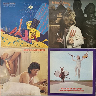 Lot 986 - ROLLING STONES - LPs & BOOK COLLECTION