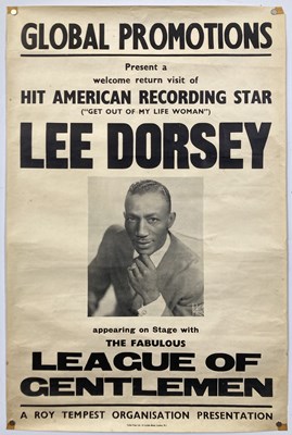 Lot 242 - LEE DORSEY CONCERT POSTER C 1960S.