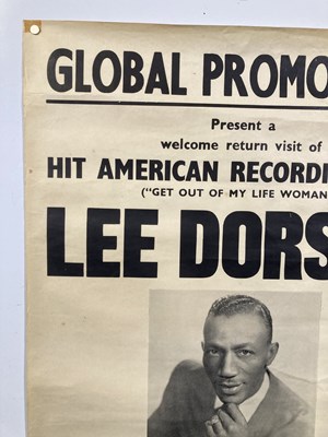 Lot 242 - LEE DORSEY CONCERT POSTER C 1960S.