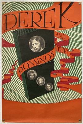 Lot 227 - DEREK AND THE DOMINOES - ORIGINAL SIGNED POSTER AND A PROGRAMME.