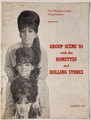 Lot 405 - THE ROLLING STONES - CONCERT PROGRAMME AND TICKET STUBS.