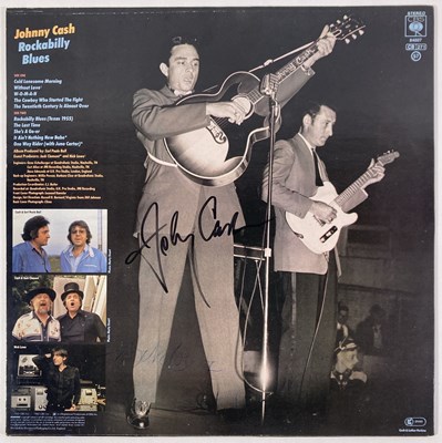 Lot 312 - JOHNNY CASH - SIGNED LP.