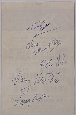 Lot 314 - CANNED HEAT / SMALL FACES - SIGNED ORIGINAL CONCERT HANDBILL.