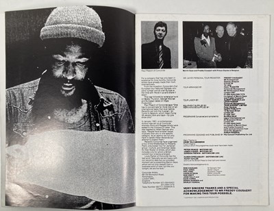 Lot 319 - MARVIN GAYE - SIGNED CONCERT PROGRAMME.