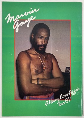 Lot 319 - MARVIN GAYE - SIGNED CONCERT PROGRAMME.