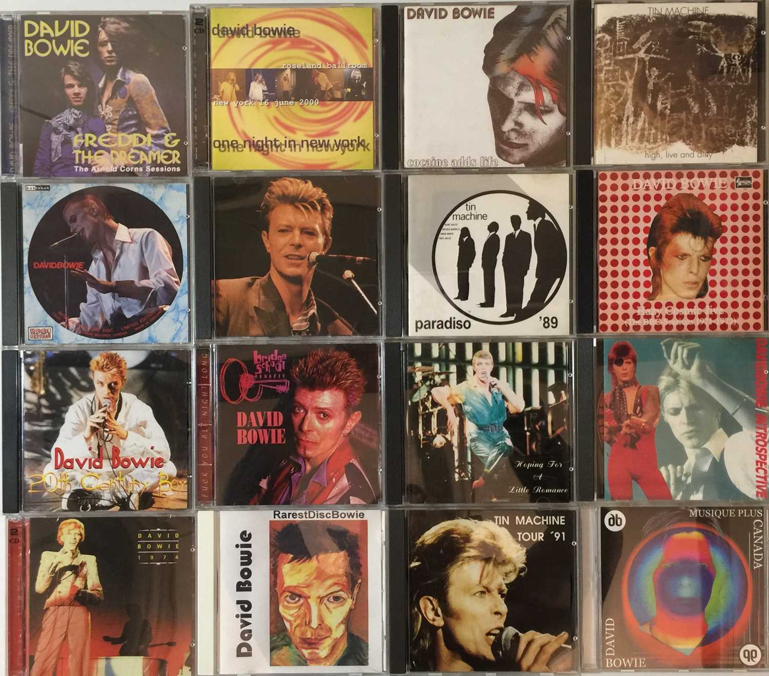 Lot 32 - David Bowie - CD Collection (Private And Live