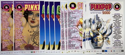 Lot 245 - DUTCH CONCERT POSTER ARCHIVE - MULTIPLES OF PINKPOP FESTIVAL POSTERS C 00S.