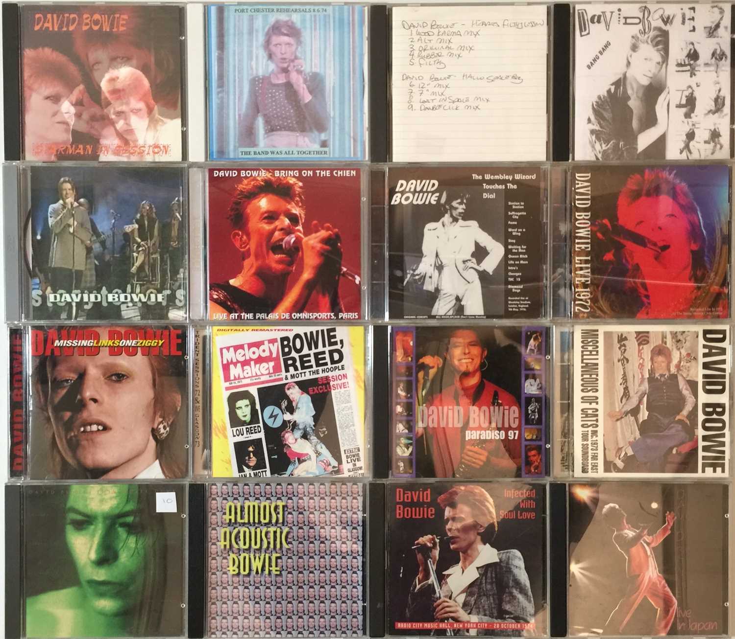 Lot 33 - David Bowie - CD Collection (Private And Live Recordings)