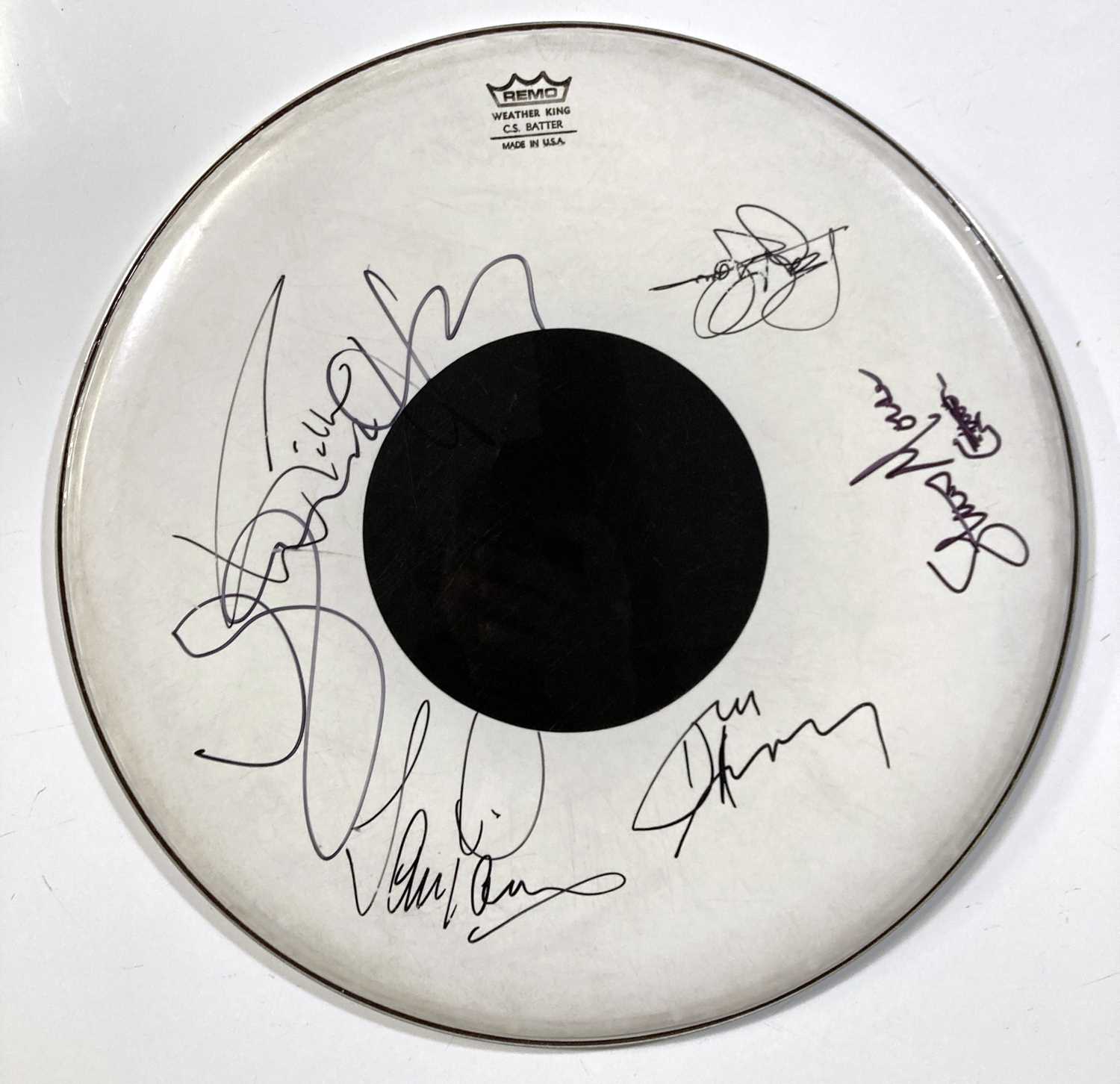 Lot 324 - DEEP PURPLE - SIGNED DRUMSKIN.