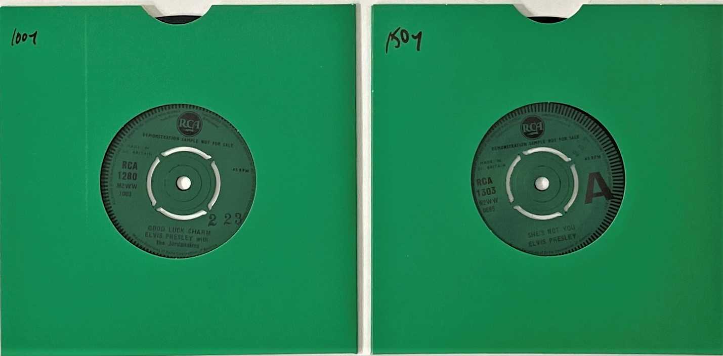 Lot 1037 - ELVIS PRESLEY - RCA 7" UK DEMOS PACK