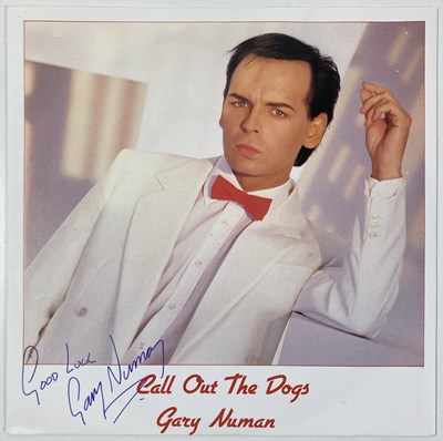 Lot 228 - GARY NUMAN - SIGNED 7" SINGLE.