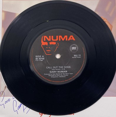 Lot 228 - GARY NUMAN - SIGNED 7" SINGLE.