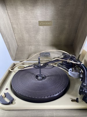 Lot 15 - PORTABLE RECORD PLAYERS (GARRARD, DANSETTE, REGENTONE, HMV).